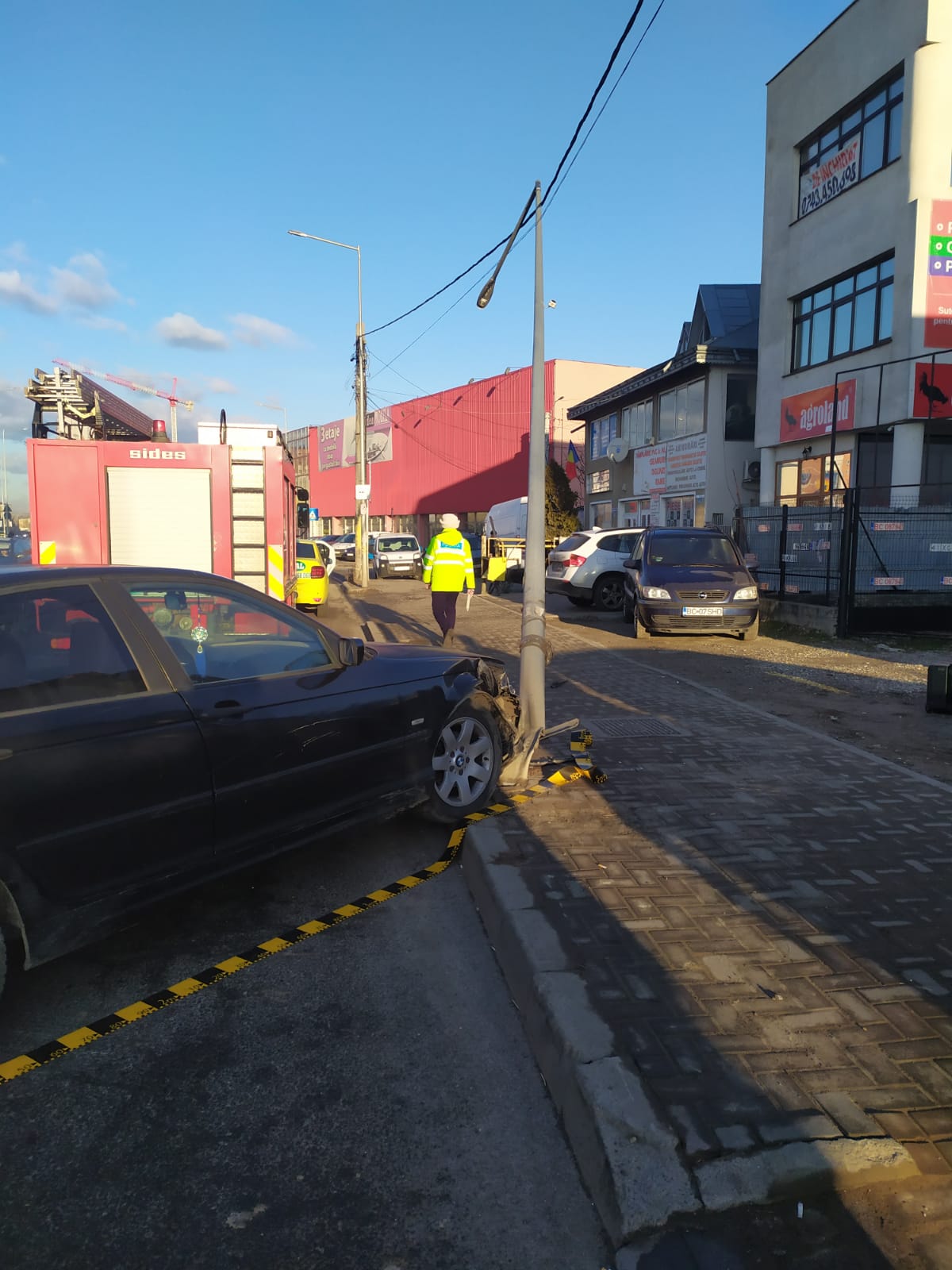 Accident rutier cu victime pe strada Vadul Bistriței